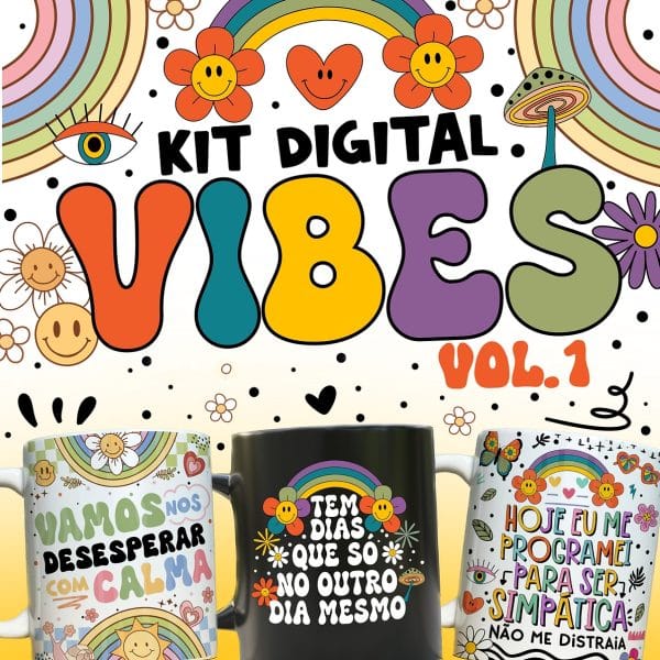 Estampas Caneca Frases Engraçadas Ácidas Meme Vibes Vol. 1