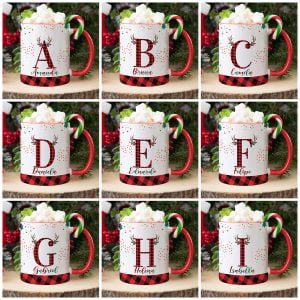 Estampas Caneca Letras Natalinas Natal Nome Em Png