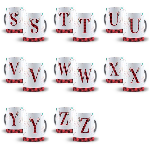 Estampas Caneca Letras Natalinas Natal Nome Em Png