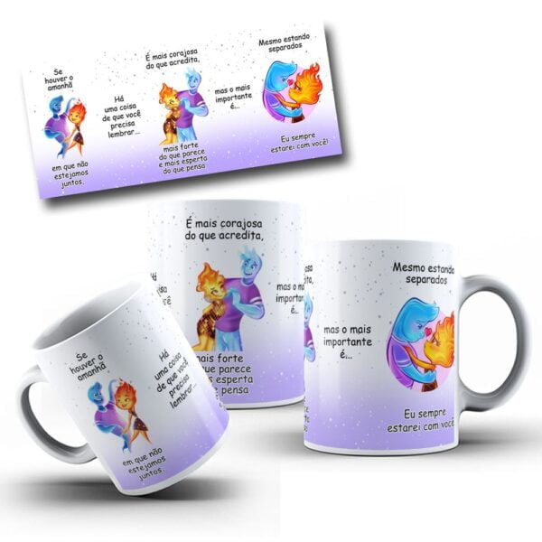 Estampas Caneca Namorados Elementos Se Houver O Amanhã