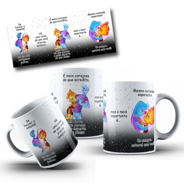 Estampas Caneca Namorados Elementos Se Houver O Amanhã