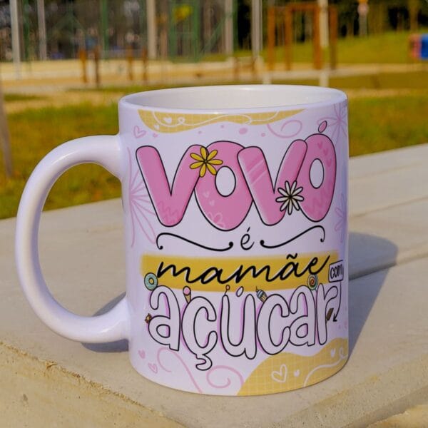 Estampas Dia dos Avós Sublimação Caneca + Ilustrações