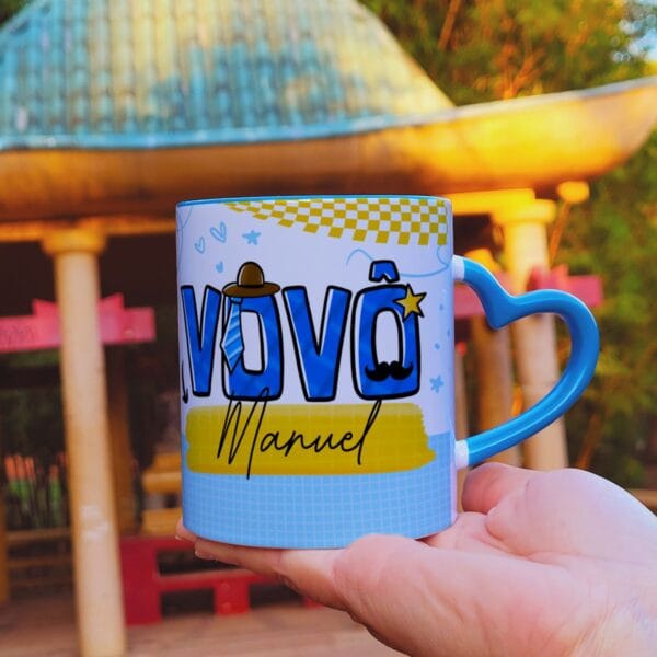 Estampas Dia dos Avós Sublimação Caneca + Ilustrações