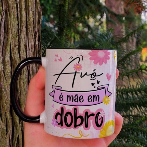 Estampas Dia dos Avós Sublimação Caneca + Ilustrações