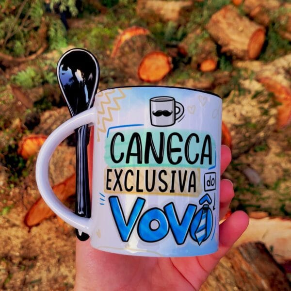 Estampas Dia dos Avós Sublimação Caneca + Ilustrações