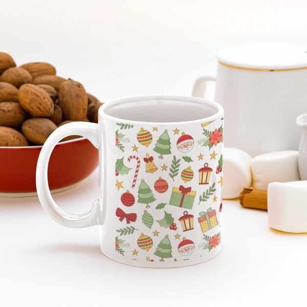 Estampas Para Sublimação Caneca Natal Feliz Ilustrações Jpg