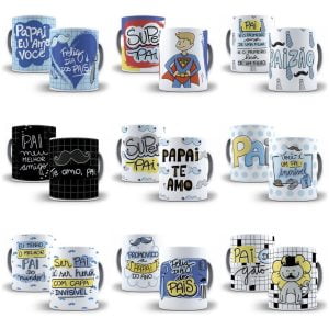 Estampas Personalizados Dia Dos Pais Em Corel Camisa Caneca
