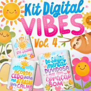 Estampas Vibes Vol. 4 – Arte Digital para Canecas
