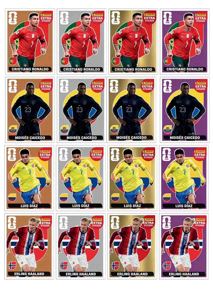 Figurinhas Extras Lendárias Imprimíveis PDF Completo 2026 2 Figurinhas Extras Lendárias Imprimíveis PDF Completo 2026