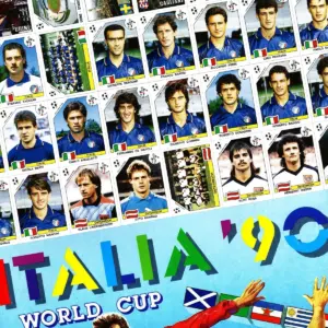 Figurinhas para Imprimir Copa do Mundo 1990 Itália em PDF
