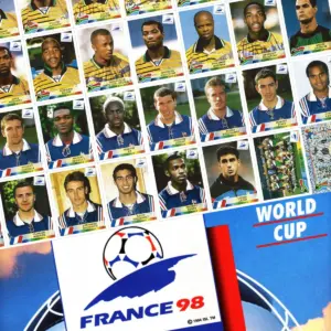 Figurinhas para Imprimir Copa do Mundo 1998 França em PDF
