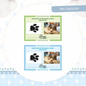 Identidade Pet Gatinho - Arquivo Digital