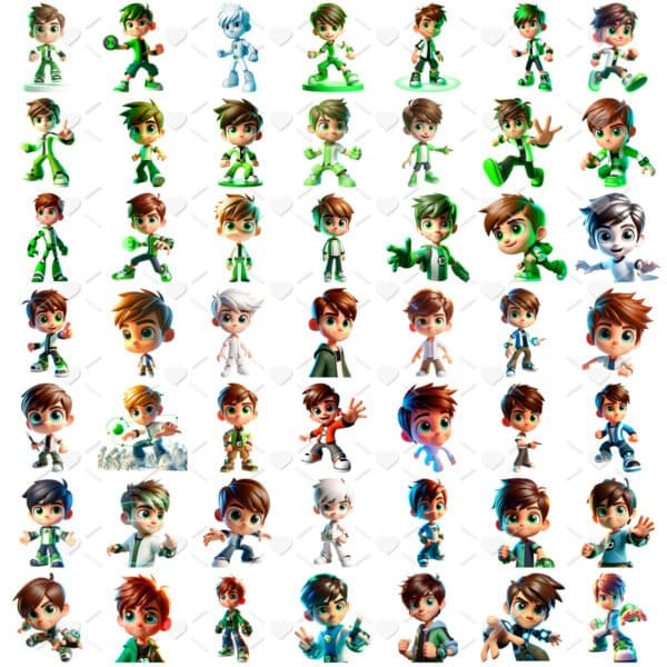 Ilustrações Ben 10 Png Imagens Cliparts Fofos Cute 3D