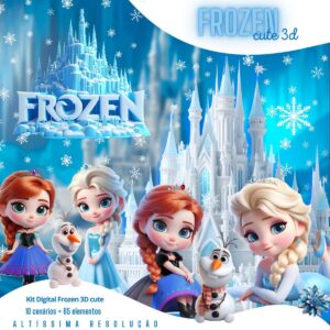 Ilustrações Frozen Princesa Elsa Png Cliparts Baby Cute Fofa