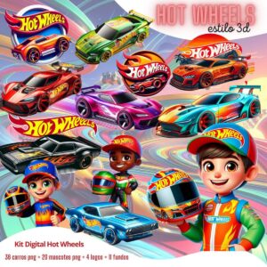 Ilustrações Png Hot Wheels Mascotinhos Cliparts Cute