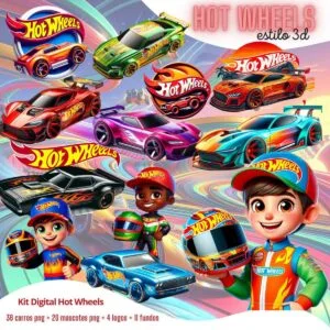 Ilustrações Png Hot Wheels Mascotinhos Cliparts Cute