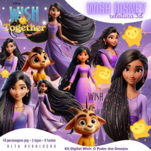Ilustrações Png Wish O Poder dos Desejos Disney Menina
