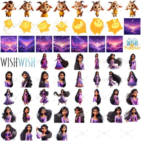Ilustrações Png Wish O Poder dos Desejos Disney Menina