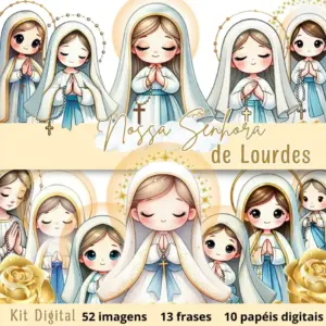 Imagens Nossa Senhora de Lourdes PNG para Personalizados