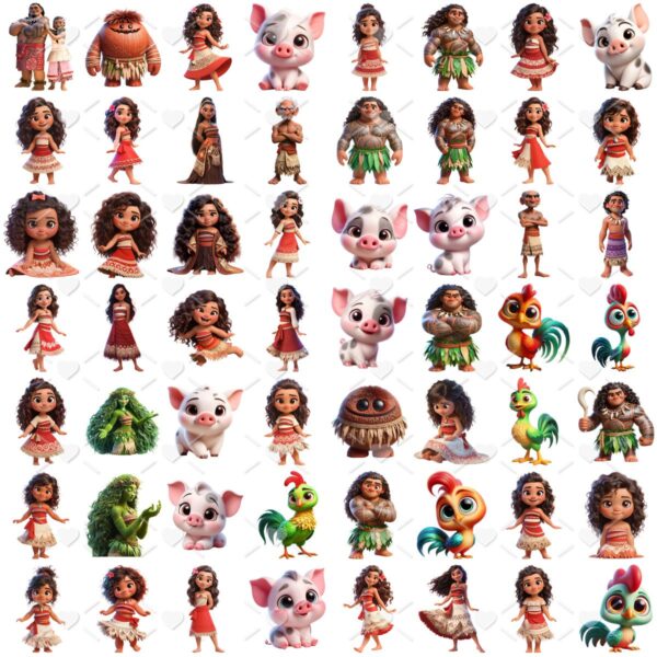 Imagens Png Moana 2 Arquivo Digital Transparente