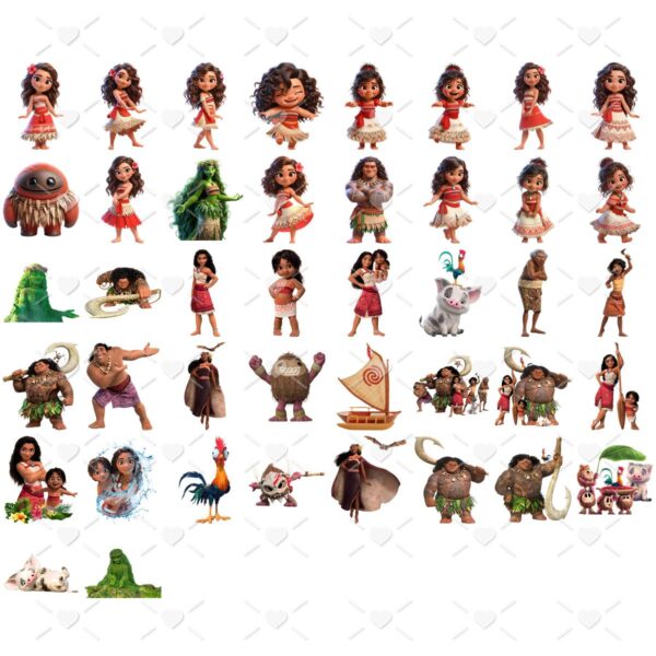 Imagens Png Moana 2 Arquivo Digital Transparente