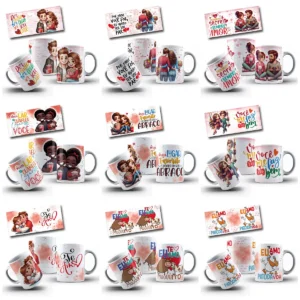 JPGs Criativos para Canecas de Amor