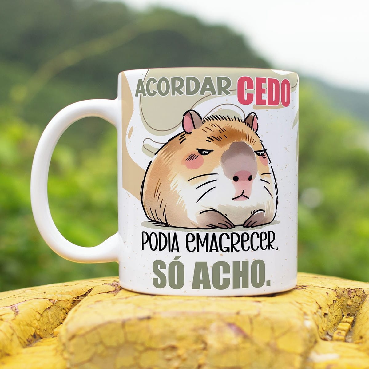 Kit Artes para Caneca Capivara PNG e Corel 3 Kit Artes para Caneca Capivara PNG e Corel - Imagem 3