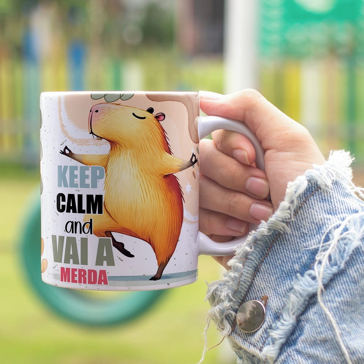 Kit Artes para Caneca Capivara PNG e Corel 5 Kit Artes para Caneca Capivara PNG e Corel - Imagem 5