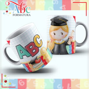 kit artes sublimacao caneca abc educacao infantil