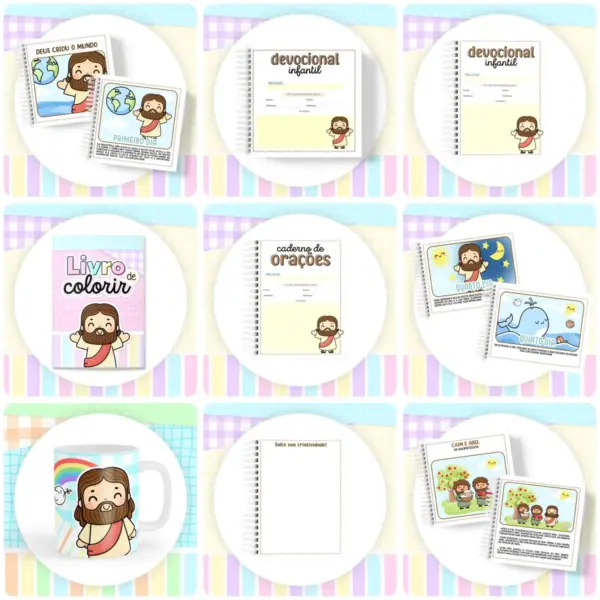Kit Biblia Infantil Digital Pdf Para Imprimir Criancas 4