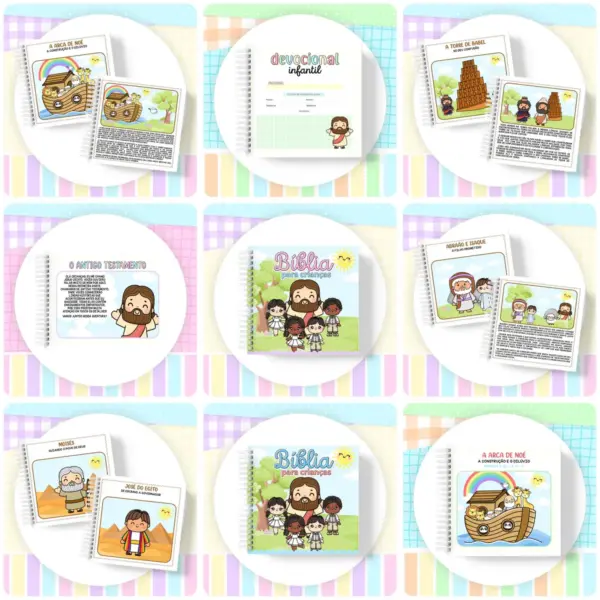 Kit Biblia Infantil Digital Pdf Para Imprimir Criancas 5