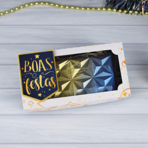 Kit Boas Festas Azul 2021 - Arquivo Digital