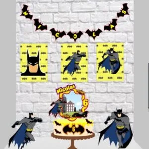 Kit Bolinho Batman - Arquivo Digital