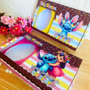 kit caixa mini confeiteiro pascoa com 11 modelos digitais
