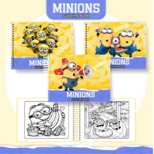 kit colorindo book minions 51 paginas pdf e png