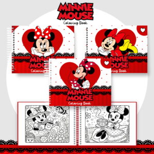 kit colorindo book minnie com capas e miolo em pdf e png