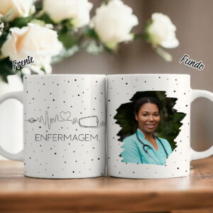 kit com 92 artes caneca enfermagem em png