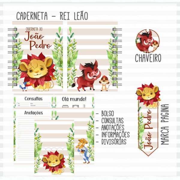 Kit Completo do Bebê Rei Leão - Arquivo Digital