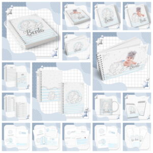 Kit Completo Maternidade Anjo Menino - Arquivo Digital