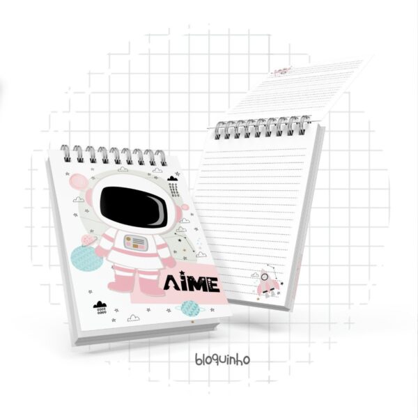 Kit Completo Maternidade Astronauta Menina - Arquivo Digital