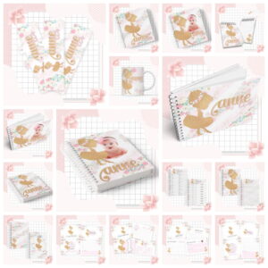 Kit Completo Maternidade Ballet - Arquivo Digital