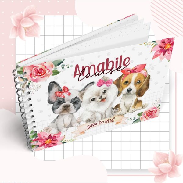 Kit Completo Maternidade Cachorro Menina - Arquivo Digital