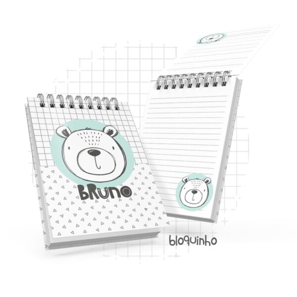 Kit Completo Maternidade Urso Escandinavo - Arquivo Digital