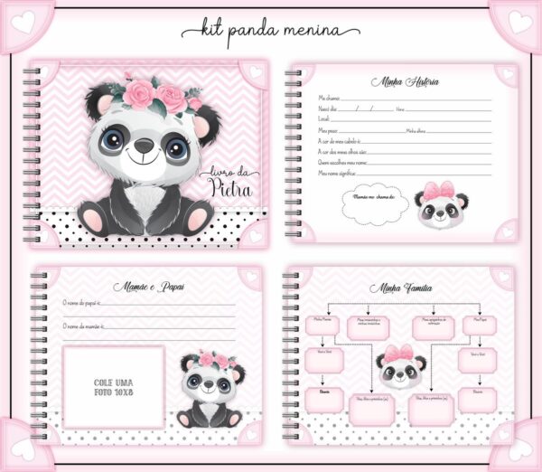 Kit Completo Pandinha - Arquivo Digital