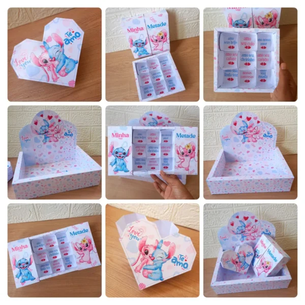 Kit de Arquivos PDF Stitch para Presentes Românticos