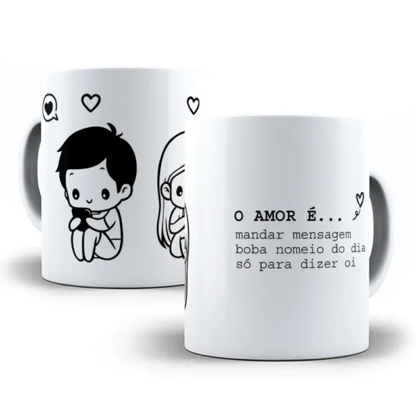 Kit de Arte para Caneca: Especial Dia dos Namorados