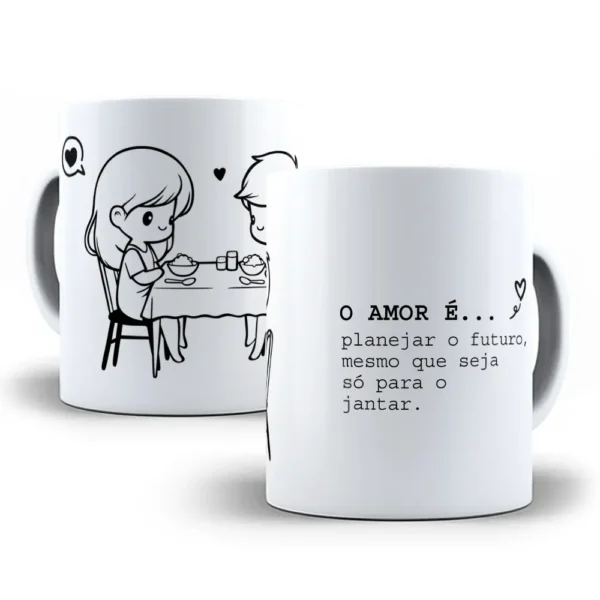 Kit de Arte para Caneca: Especial Dia dos Namorados