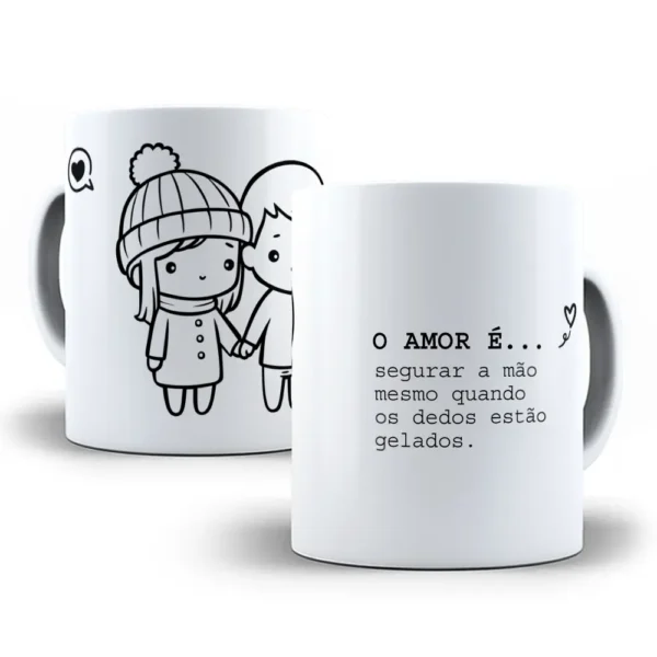Kit de Arte para Caneca: Especial Dia dos Namorados