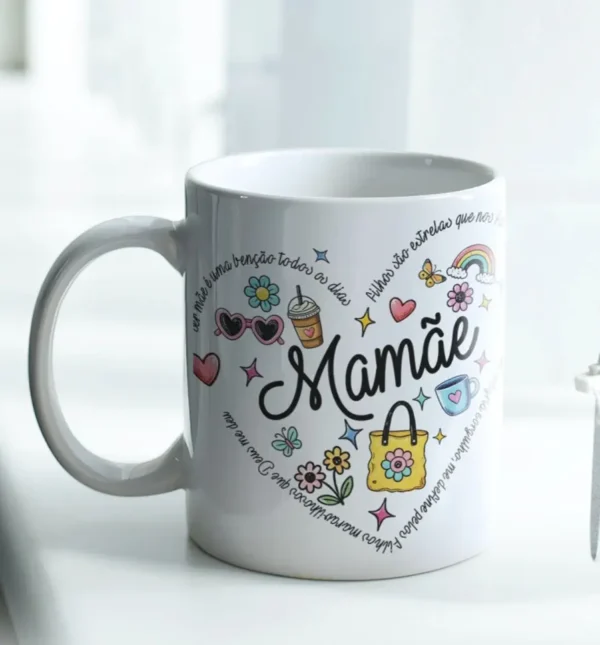 Kit De Artes Minimalistas Para Dia Das Maes Canecas 7