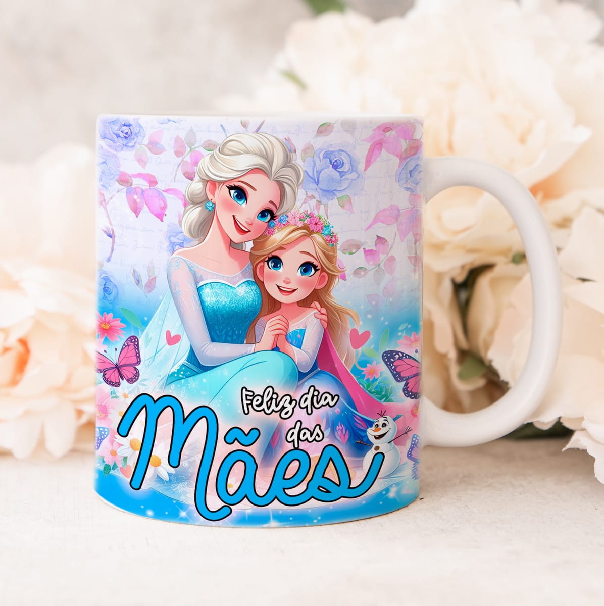Kit de Artes para Canecas Dia das Mães Princesas 3 Kit de Artes para Canecas Dia das Mães Princesas - Imagem 3